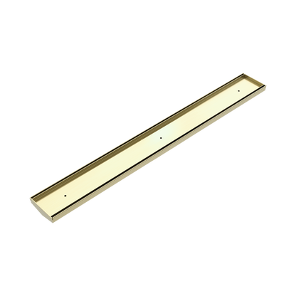 Tile Insert V Channel Floor Grate 80mm/89mm Outlet Without Outlet And Hole Saw Brushed Gold