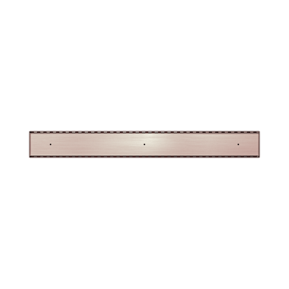 Tile Insert V Channel Floor Grate 80mm/89mm Outlet Without Outlet And Hole Saw Brushed Bronze