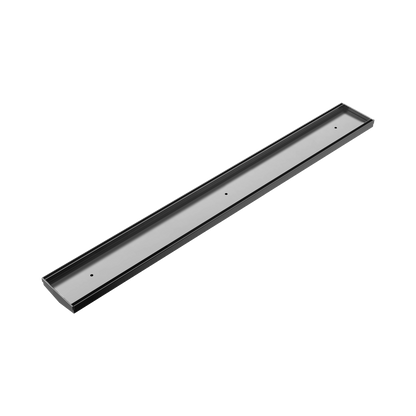 Tile Insert V Channel Floor Grate 80mm/89mm Outlet Without Outlet And Hole Saw Gun Metal