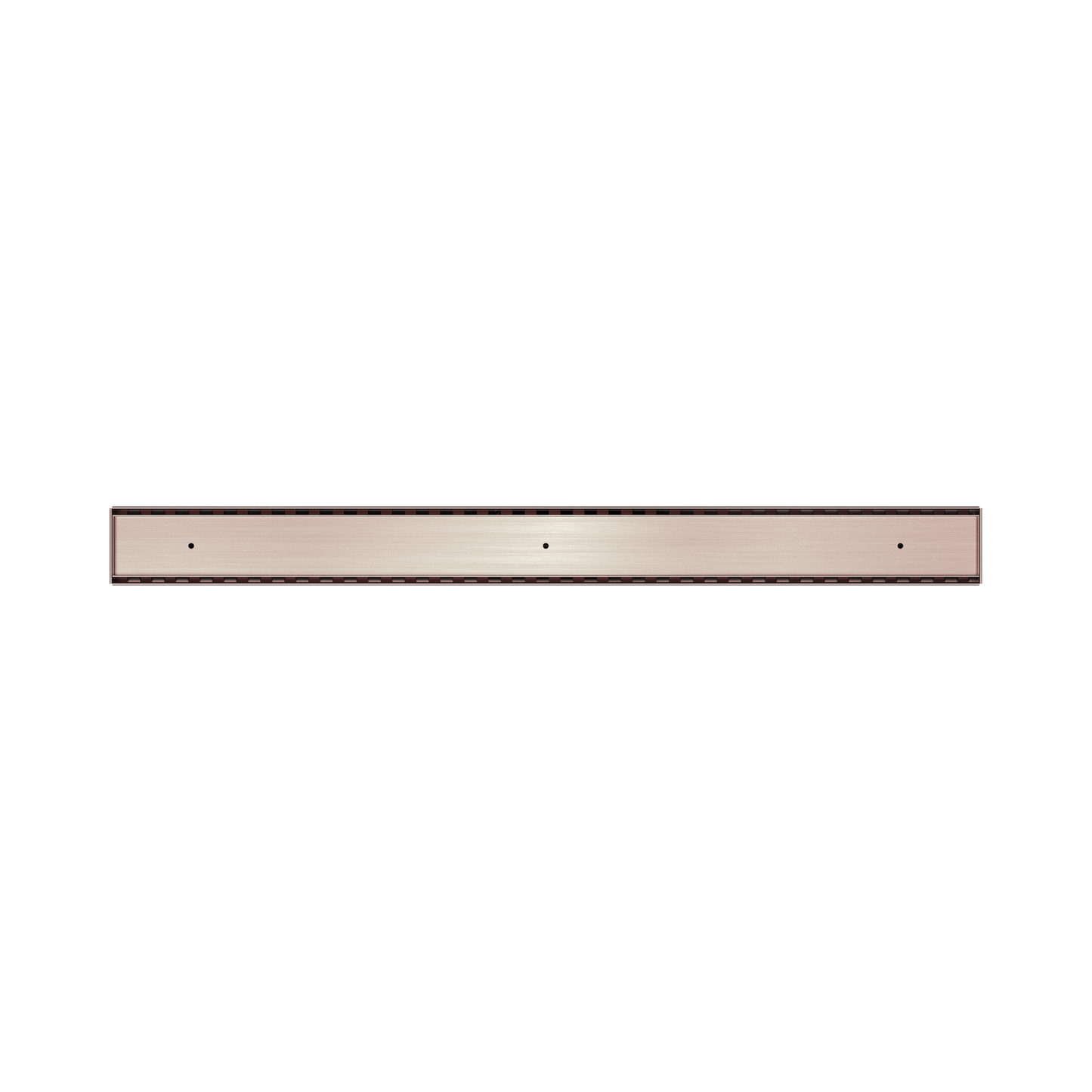Tile Insert V Channel Floor Grate 50mm Outlet Without Outlet And Hole Saw Brushed Bronze