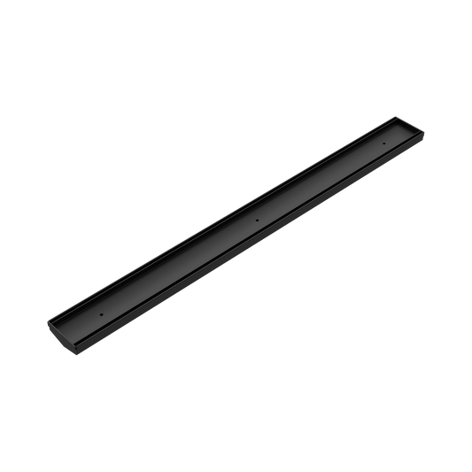 Tile Insert V Channel Floor Grate 50mm Outlet Without Outlet And Hole Saw Matte Black