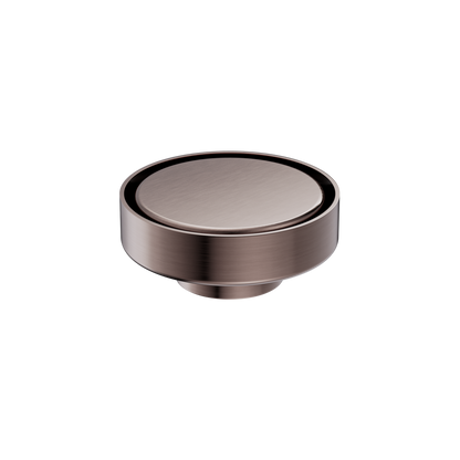 100mm Round Tile Insert Floor Waste 50mm Outlet Brushed Bronze