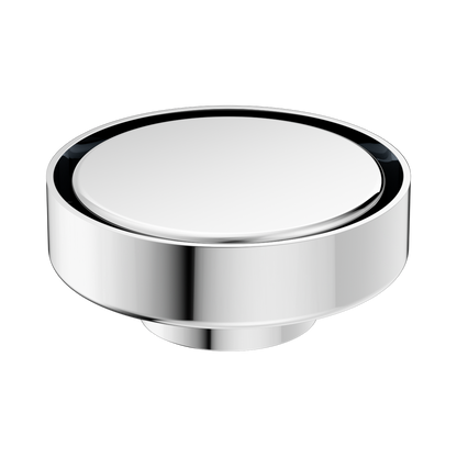 100mm Round Tile Insert Floor Waste 50mm Outlet Chrome