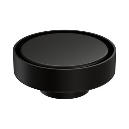 100mm Round Tile Insert Floor Waste 50mm Outlet Matte Black