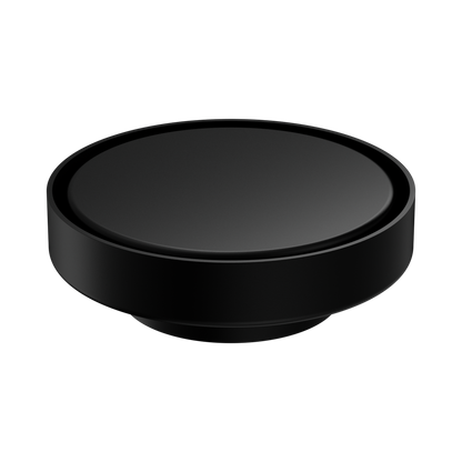 130mm Round Tile Insert Floor Waste 80mm Outlet Matte Black