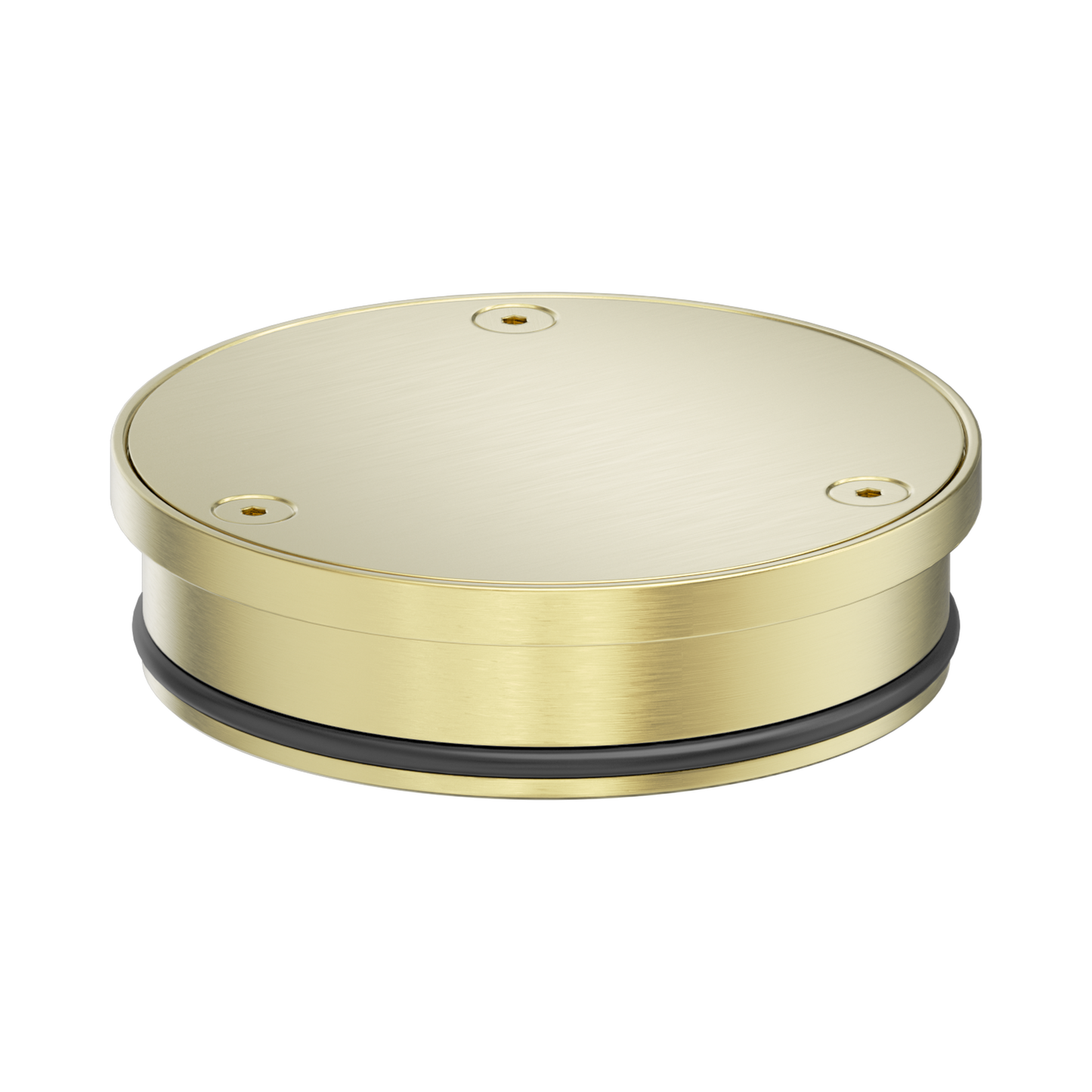 316L Stainless Round Clear Out 100mm Outlet Brushed Gold