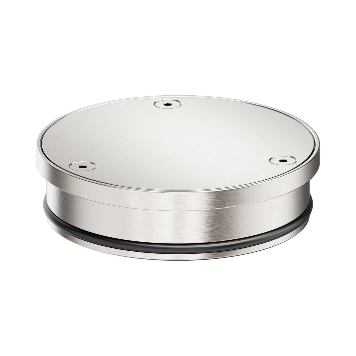 316L Stainless Round Clear Out 100mm Outlet Brushed Nickel