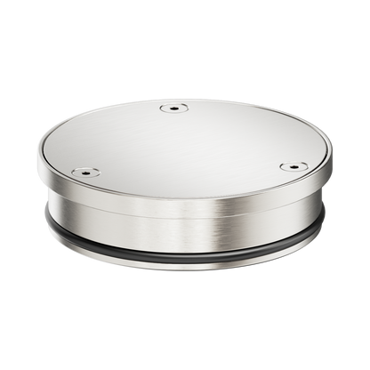 316L Stainless Round Clear Out 100mm Outlet Brushed Nickel