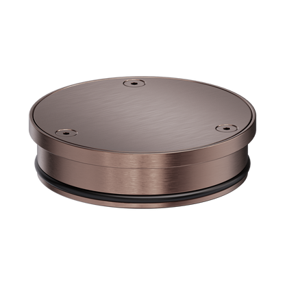 316L Stainless Round Clear Out 100mm Outlet Brushed Bronze