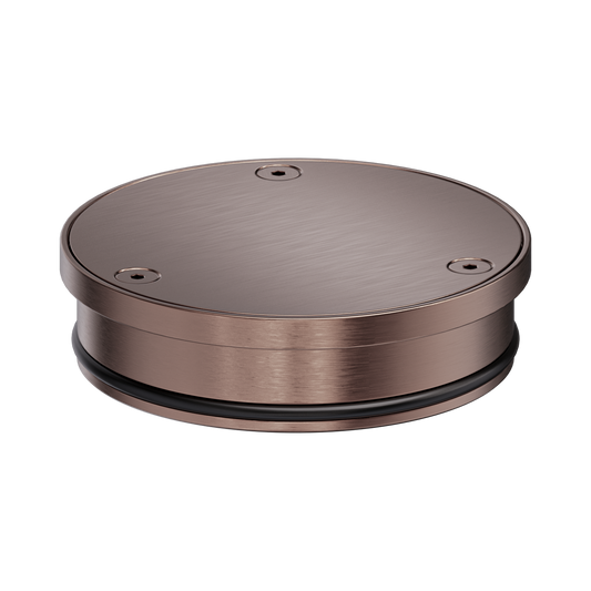 316L Stainless Round Clear Out 100mm Outlet Brushed Bronze