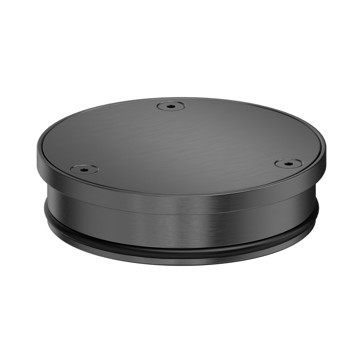 316L Stainless Round Clear Out 100mm Outlet Graphite