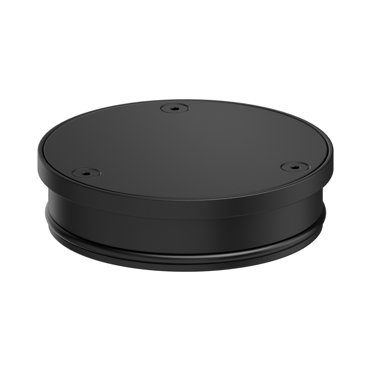 316L Stainless Round Clear Out 100mm Outlet PVD Black