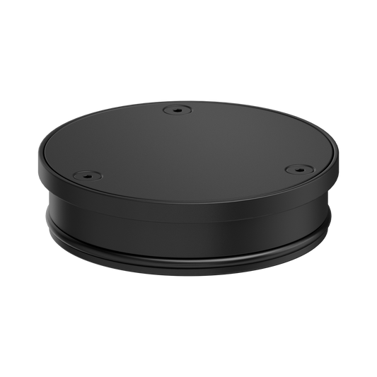316L Stainless Round Clear Out 100mm Outlet PVD Black