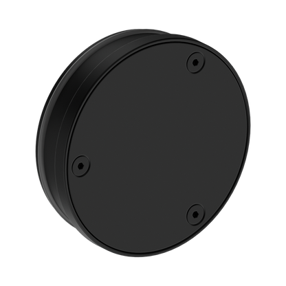 316L Stainless Round Clear Out 100mm Outlet PVD Black