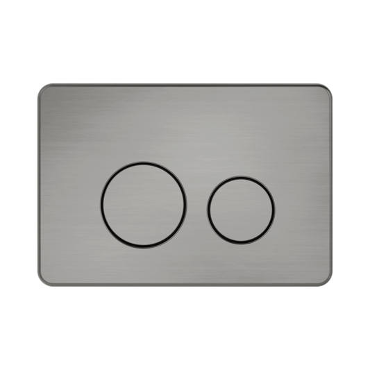 In Wall Toilet Push Plate Graphite