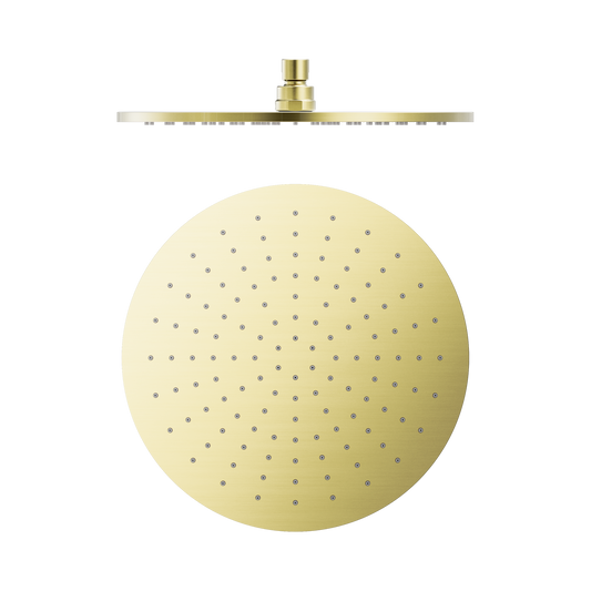 300mm Round Shower Head Brushed Gold