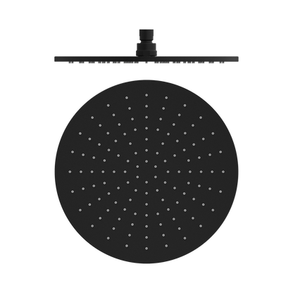 300mm Round Shower Head Matte Black