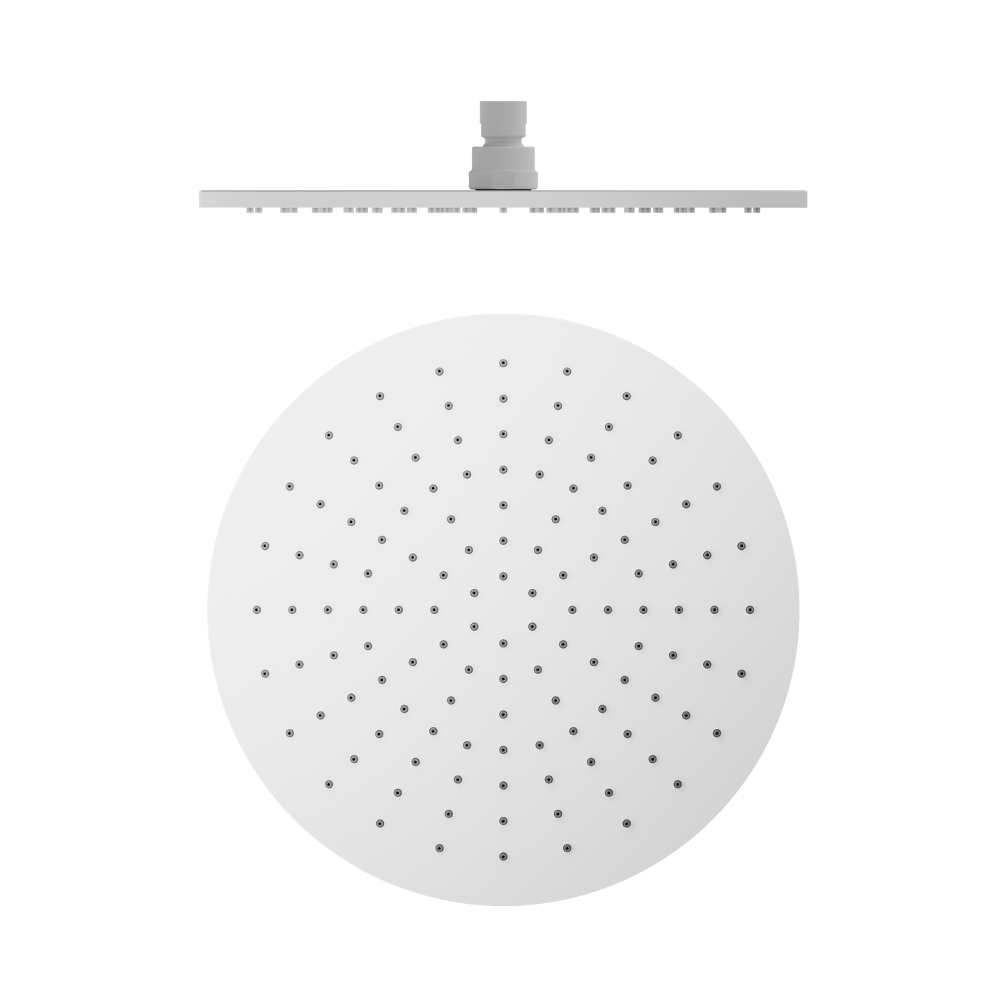 300mm Round Shower Head Matte White