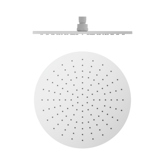 300mm Round Shower Head Matte White