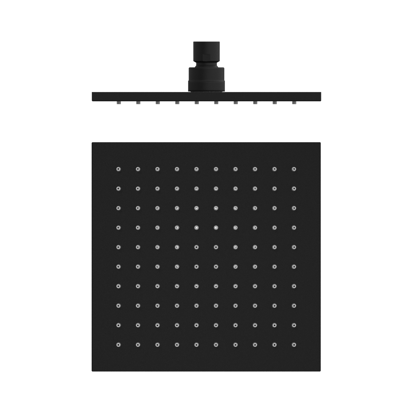 200mm Square Shower Head Matte Black