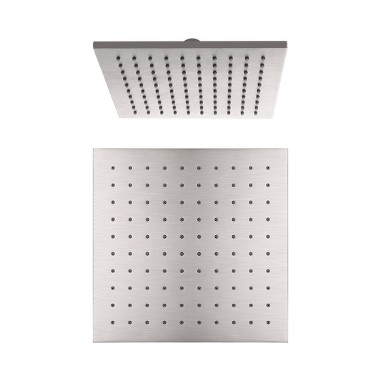 250mm Square Shower Head Brushed Nickel