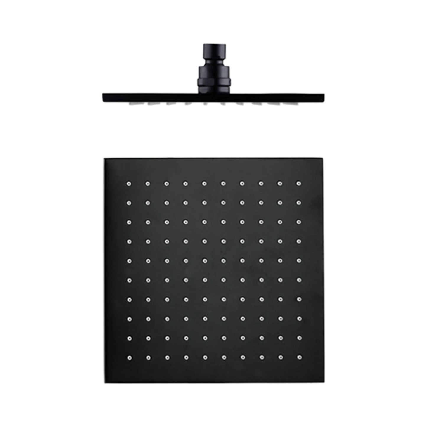 250mm Square Shower Head Matte Black