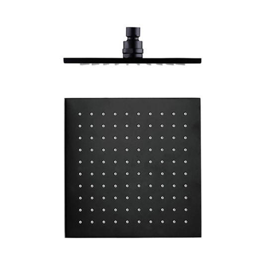 250mm Square Shower Head Matte Black