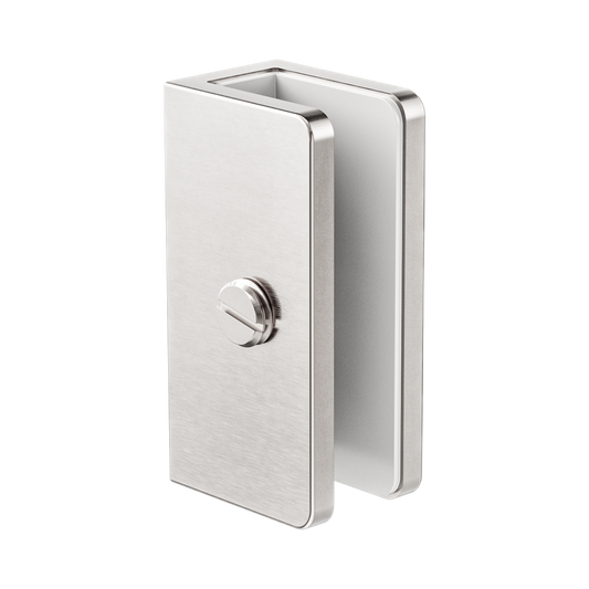 Shower U Bracket 10mm Glass Brushed Nickel