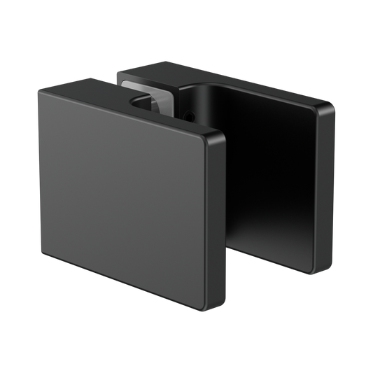 Square Shower Knob Handle Matte Black