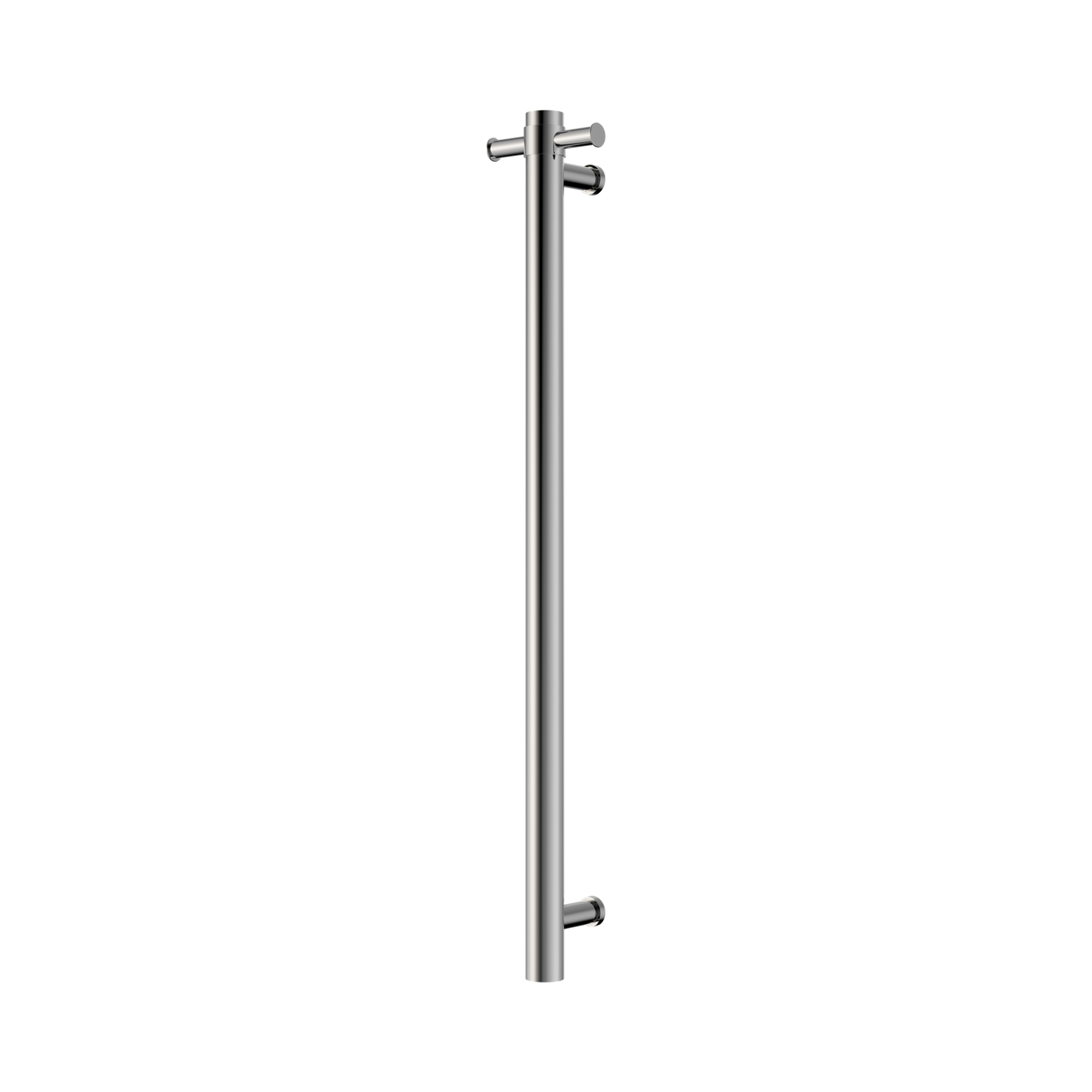 Mecca 240V Single Vertical Heated Towel Rail Chrome