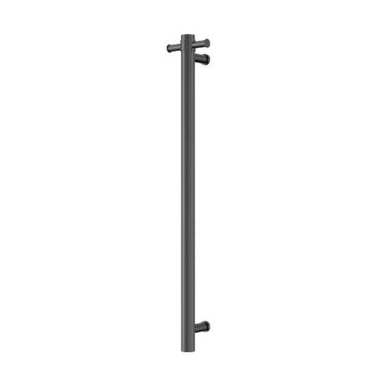 Nero NRV902hGM Mecca 240V Single Vertical Heated Towel Rail Gun Metal