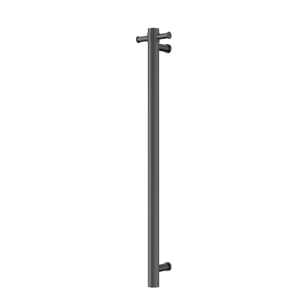 Nero NRV902hGR Mecca 240V Single Vertical Heated Towel Rail Graphite