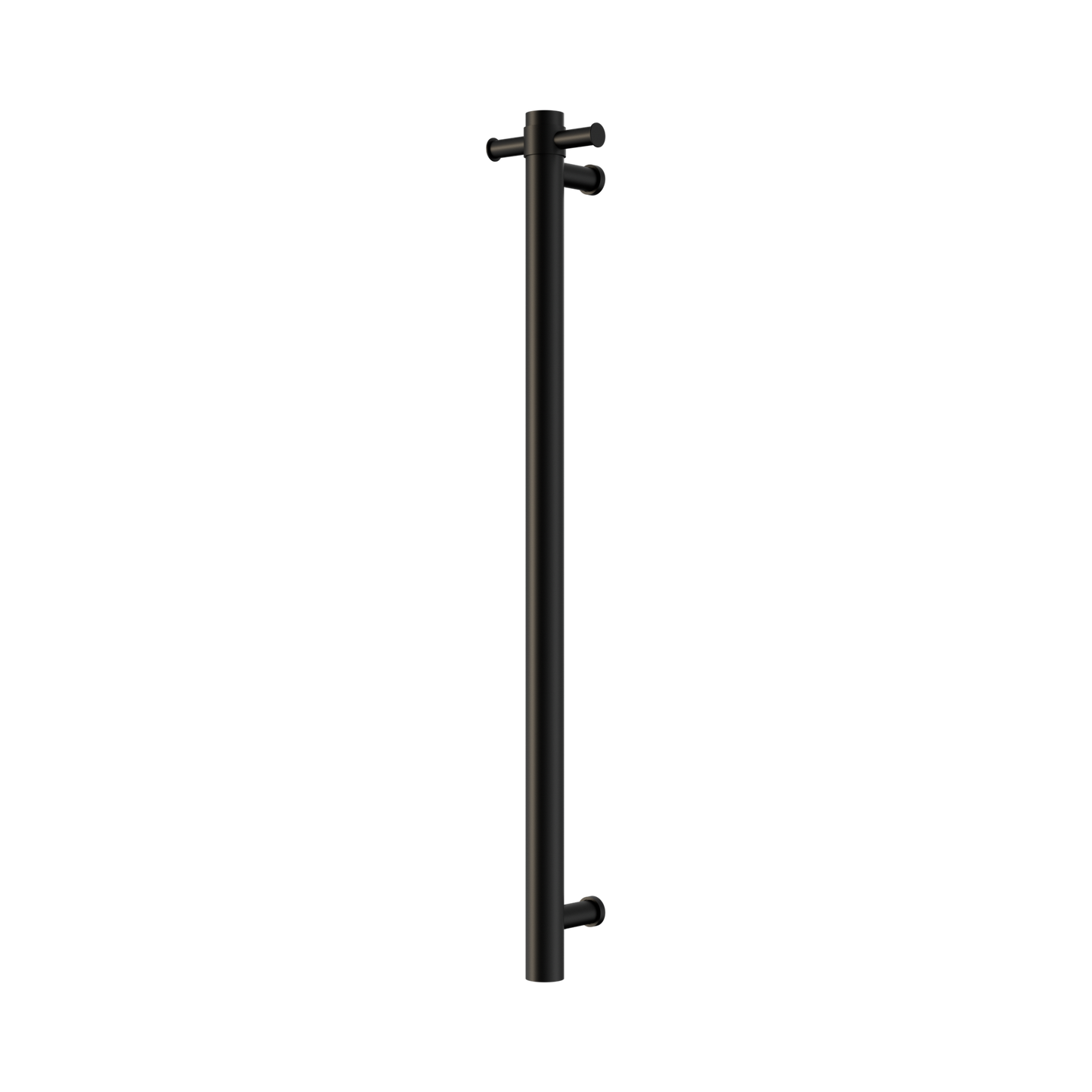 Mecca 240V Single Vertical Heated Towel Rail Matte Black