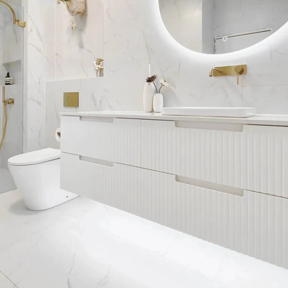 Otti Noosa 1500mm Satin White Wall Hung Vanity