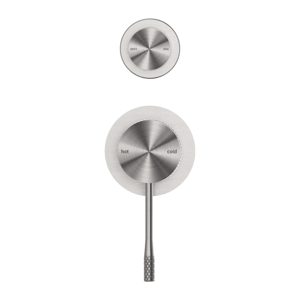 Nero Opal Shower Mixer with Diverter, Separate Plate