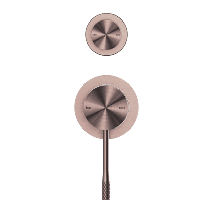 Nero Opal Shower Mixer with Diverter, Separate Plate