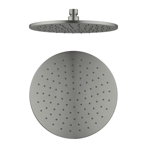 Nero Bianca Flat Rail Round 250mm Combination Shower