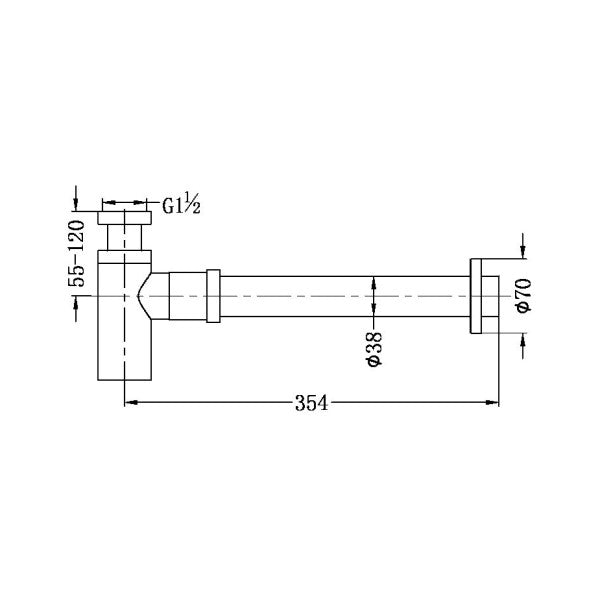 Nero 40mm Bottle Trap