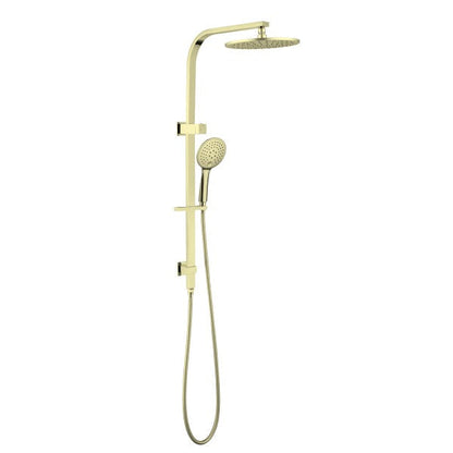 Nero Bianca Flat Rail Round 250mm Combination Shower