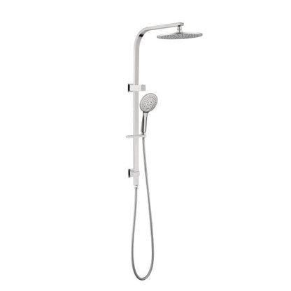 Nero Bianca Flat Rail Round 250mm Combination Shower