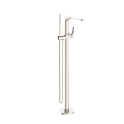 Nero Bianca Freestanding Bath Mixer with Handshower