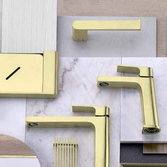 Nero Bianca Metal Shower Shelf Brushed  / NR9087aBG