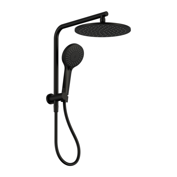 Mecca 2 in 1 Twin Short Shower, 250mm Overhead & Handset
