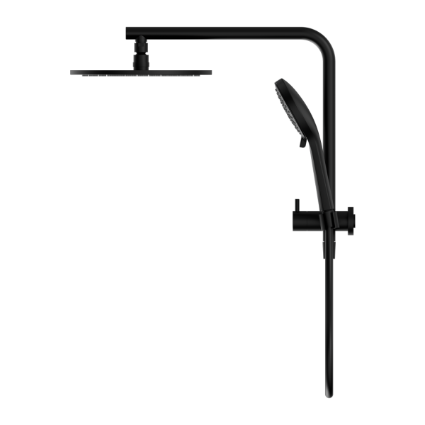Mecca 2 in 1 Twin Short Shower, 250mm Overhead & Handset