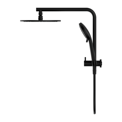 Mecca 2 in 1 Twin Short Shower, 250mm Overhead & Handset