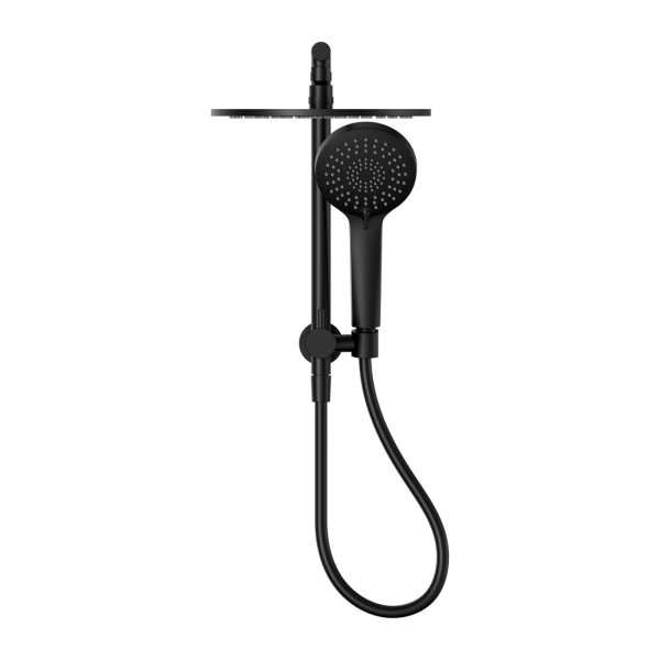 Mecca 2 in 1 Twin Short Shower, 250mm Overhead & Handset