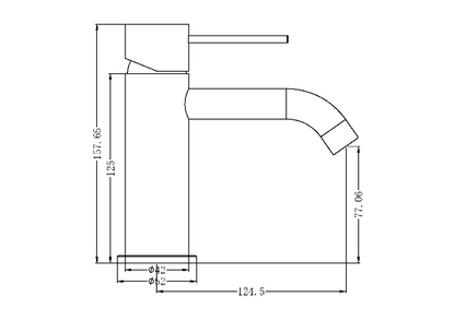 Nero Mecca Basin Mixer