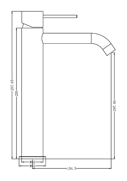 Nero Mecca Tall Basin Mixer