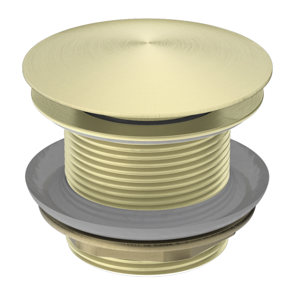 Vogue NRA707BG Brushed  Domed Pull Out Bath Waste No Overflow 40mm