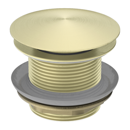 Vogue NRA707BG Brushed  Domed Pull Out Bath Waste No Overflow 40mm
